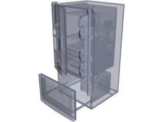 Refrigerator 3D Model