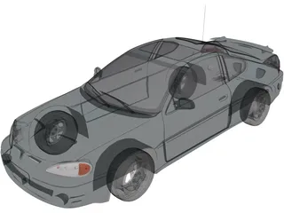 Pontiac Grand Am GT (1999) 3D Model