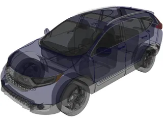 Honda CR-V Touring (2020) 3D Model
