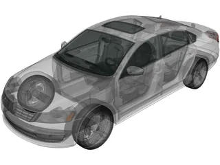 Volkswagen Passat B7 (2011) 3D Model