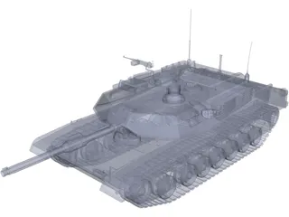Abrams M1 3D Model