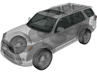 Toyota 4Runner (2011) 3D Model