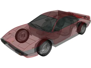 Ferrari Mondial (1980) 3D Model