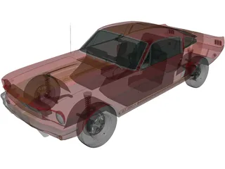 Ford Mustang GT350 (1969) 3D Model