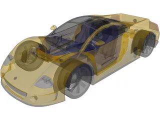 Volkswagen W12 Syncro (1997) 3D Model
