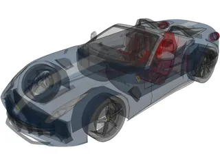 Ferrari F60 America (2015) 3D Model