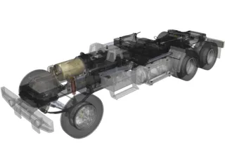 Tamiya Truck Chassis 3D Model