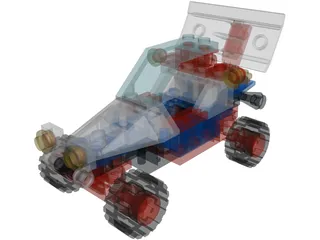 Lego Beach Buggy 3D Model