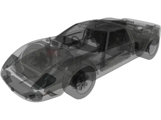 Ford GT40 3D Model