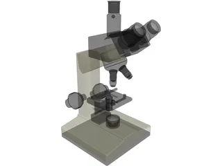 Microscope 3D Model