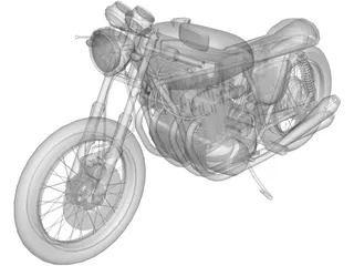 Honda CB750 3D Model