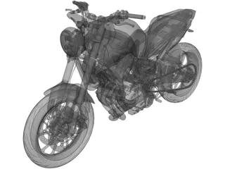 Motorbike 3D Model