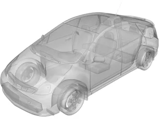 Toyota Prius (2003) 3D Model