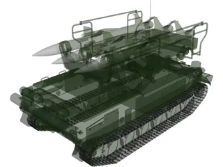 SA-6 Gainful 3D Model