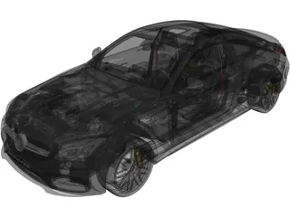 Mercedes-AMG C63S Coupe (2016) 3D Model