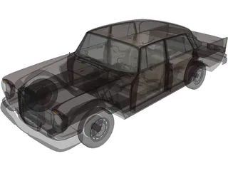 Mercedes-Benz 220S [W111] (1964) 3D Model