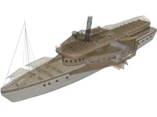 Boat 3D Model