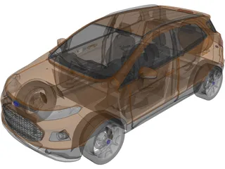 Ford EcoSport (2012) 3D Model