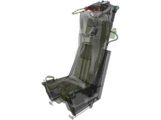 Mk7 Ejection Seat 3D Model