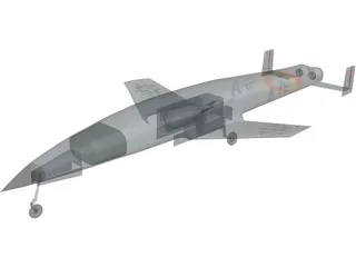 Sanger Amerika Bomber 3D Model