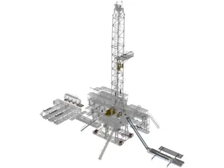 Land Rig 3D Model