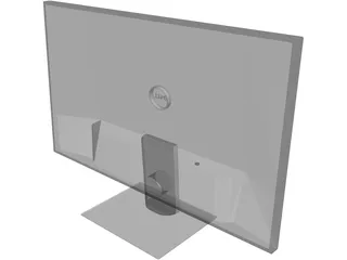 Dell S2216H Monitor 3D Model