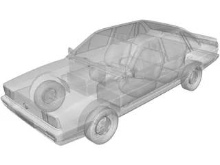 Volkswagen Santana (1985) 3D Model