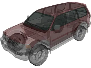 Mitsubishi Pajero Sport (1996) 3D Model