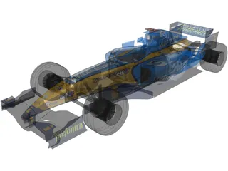 Renault F1 R25 3D Model