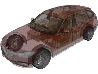 BMW 335i [F31] Wagon 3D Model