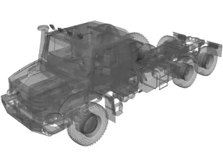 Mercedes-Benz Zetros 6x6 Truck 3D Model