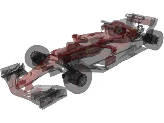 Ferrari SF70H F1 3D Model