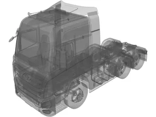 Hyundai Trago Xcient (2013) 3D Model