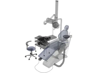 Dental Clinic Chair 3D Model
