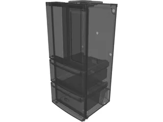 LG Refrigerator 3D Model