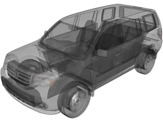 Honda Pilot (2014) 3D Model