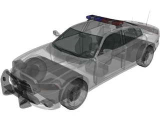 Dodge Charger Police (2011) 3D Model