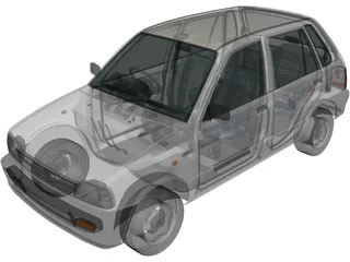 Suzuki Maruti 800 (1986) 3D Model