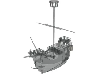 Ship 3D Model