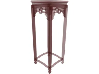 Decorative Table 3D Model