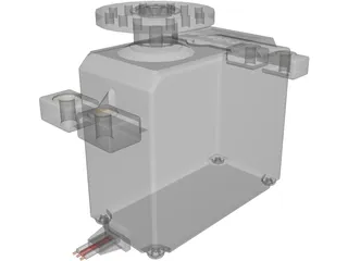 RC Futaba Servo FP-S148 3D Model