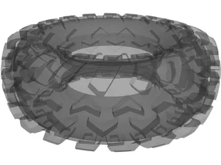 Tire 1.9 Rock Crawling 3D Model