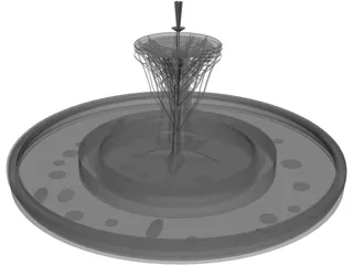 Big Fountain Model 3D Model