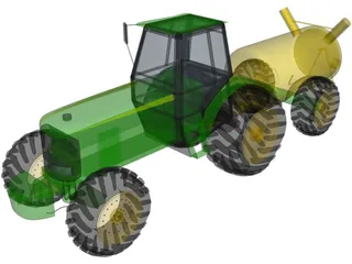 Tractor 3D Model