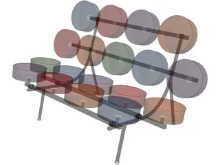 Nelson Marshmallow Sofa 3D Model
