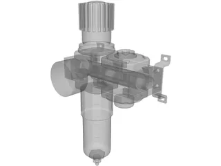 Air Regulator D-series 3D Model