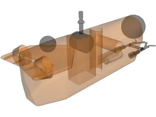 Alliant ROV Submersible 3D Model