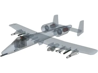 A-10 Warthog 3D Model