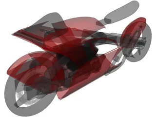 Motorcycle Concept 3D Model