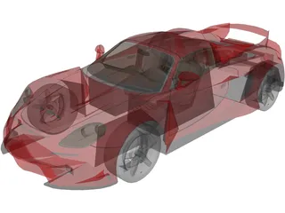 Porsche Carrera GT [Tuned] 3D Model